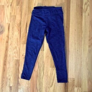 7/8 purple blue leggings